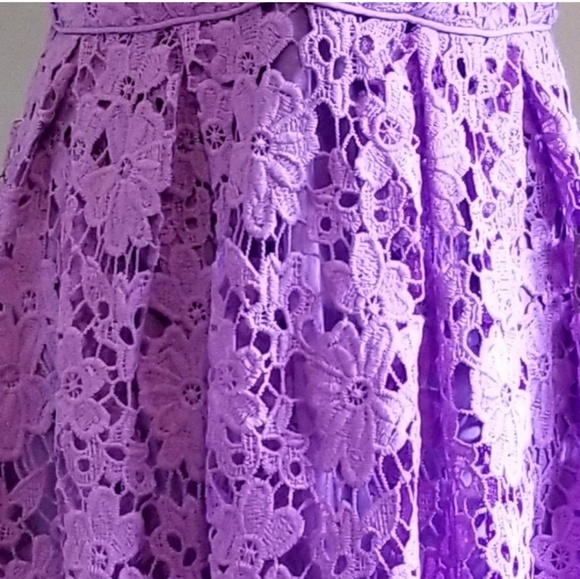 Donna Morgan Anthropologie Renata Purple Dress 169 - Picture 6 of 6